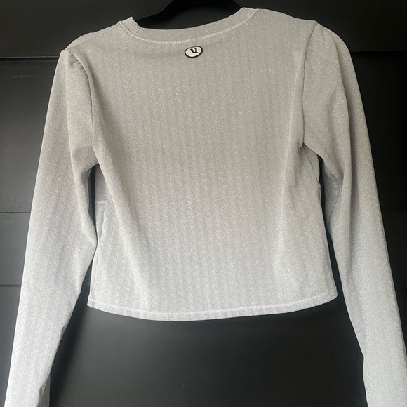 Vuori Long Sleeve Textured Chilled Out Top Houndstooth - Picture 5 of 8